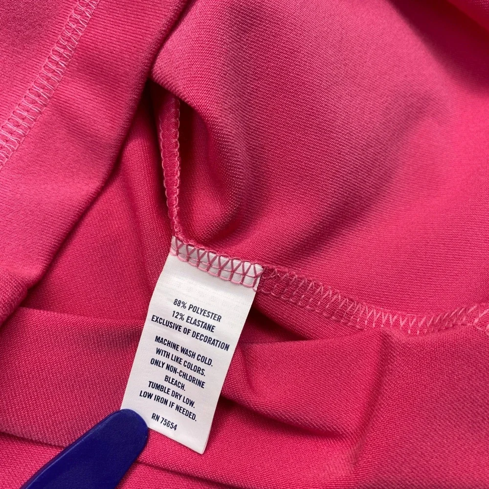 Abercrombie Fitch Active Pink Quarter Zip Pullover L/S Athletic‎ Junioer Sz L